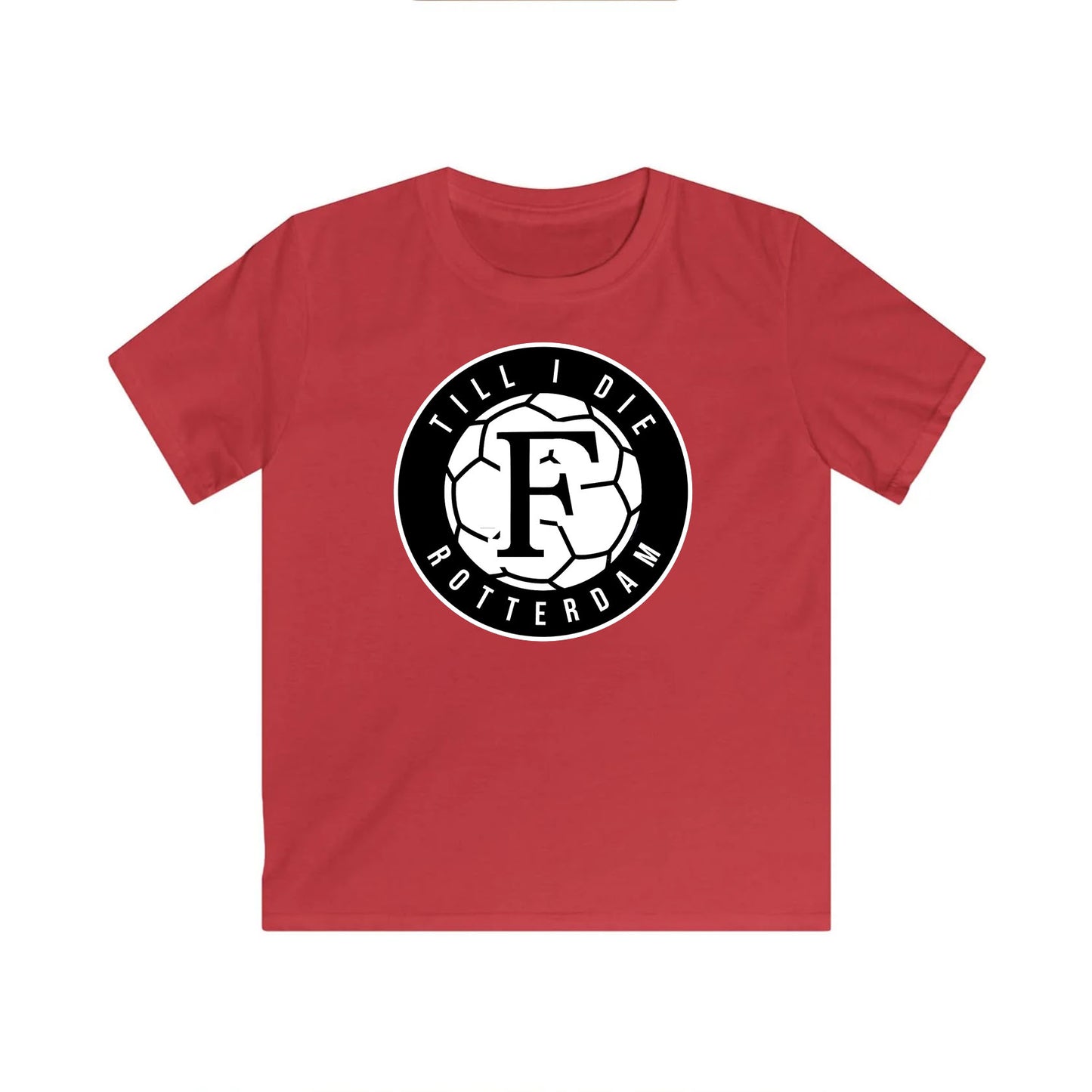 T-shirt regular zwart - kids - F Till I Die Rotterdam
