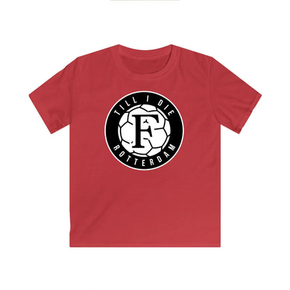 T-shirt regular zwart - kids - F Till I Die Rotterdam