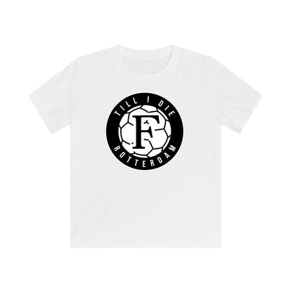 T-shirt regular zwart - kids - F Till I Die Rotterdam