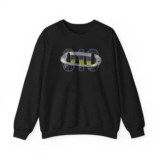 Sweater zwart regular - 010 Stadion