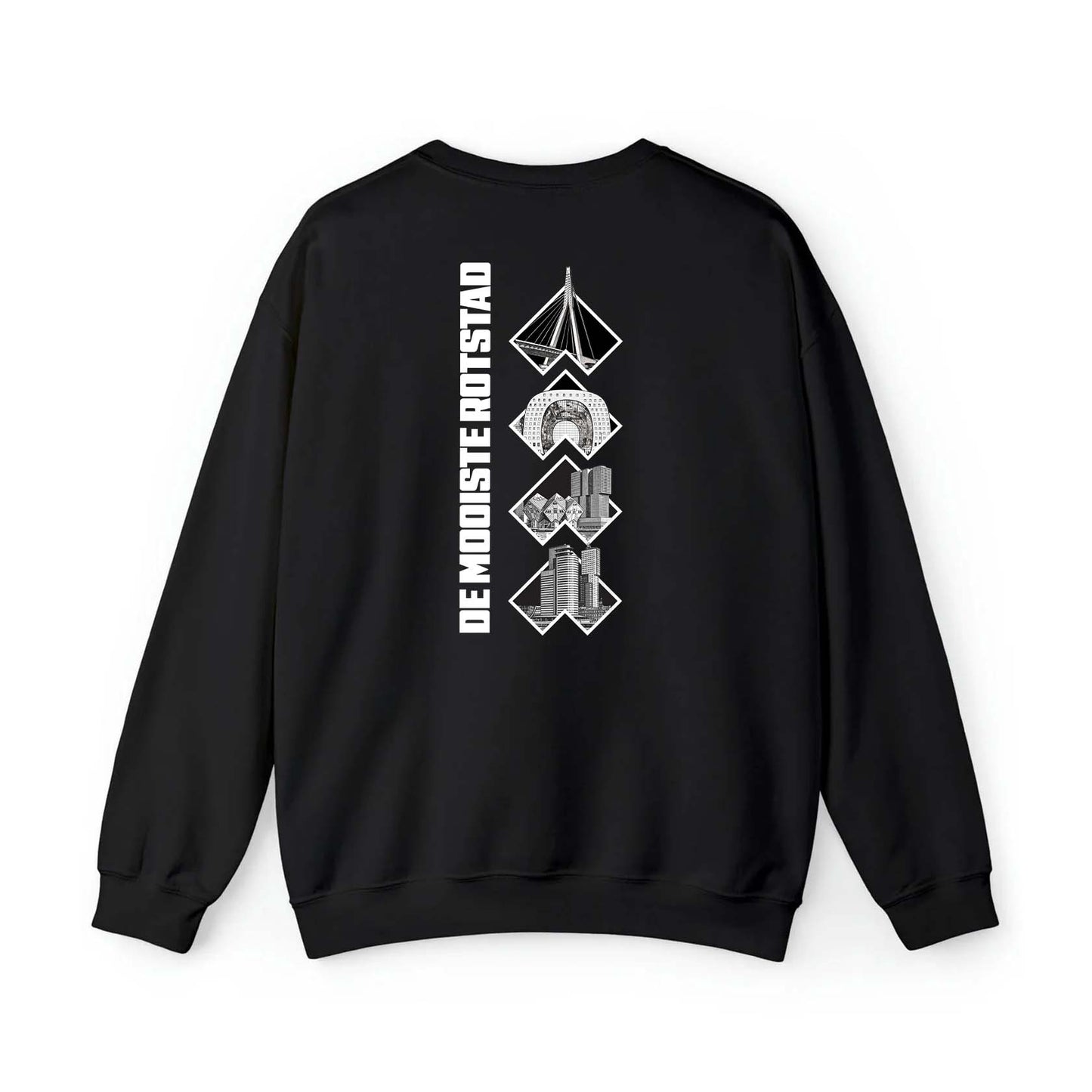 Sweater regular zwart - De Mooiste Rotstad