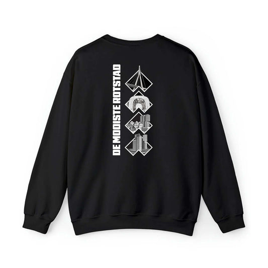 Sweater regular zwart - De Mooiste Rotstad