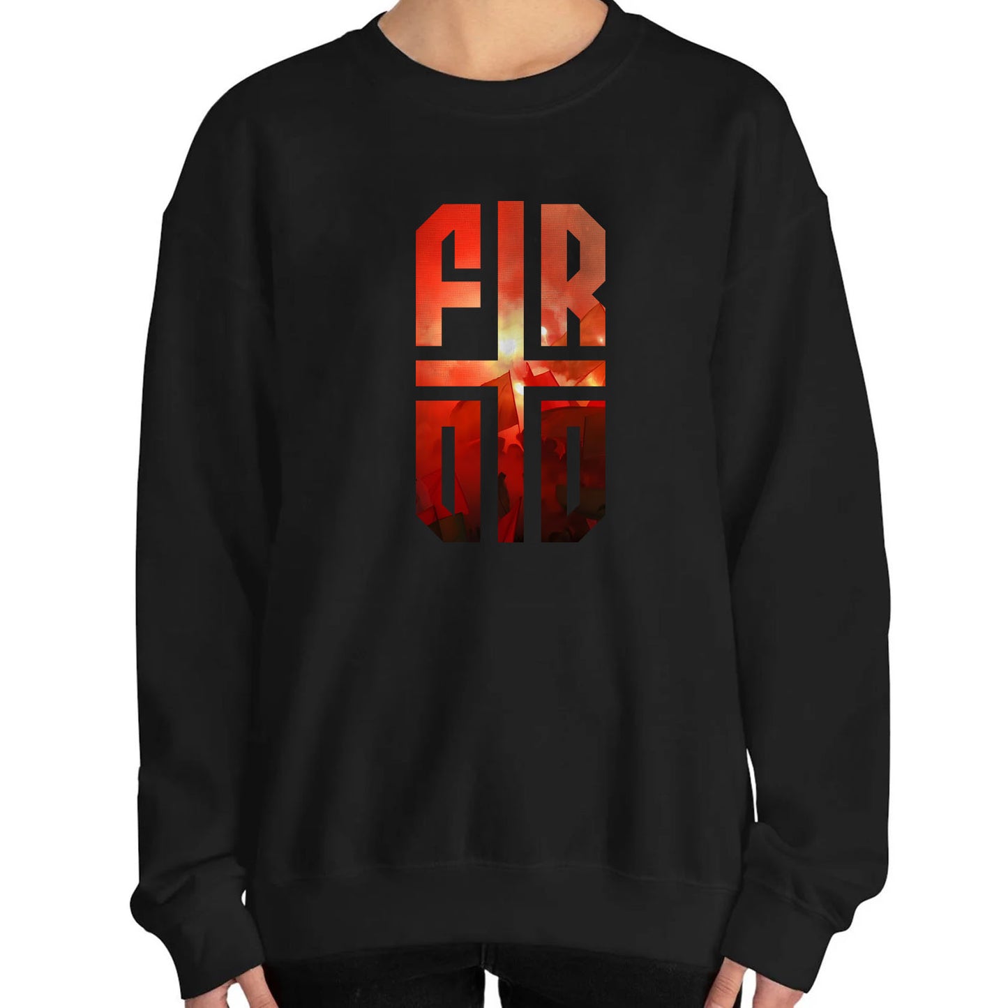 Sweater regular zwart - FR010