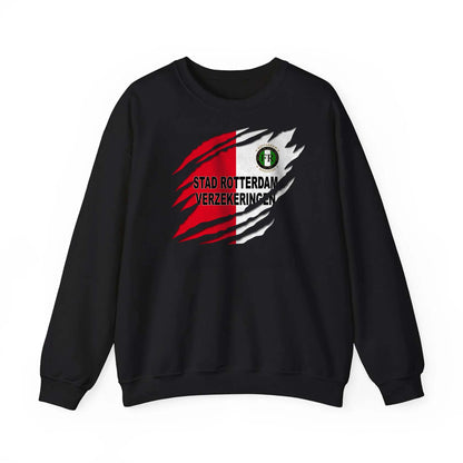 Sweater regular zwart - Stad Rotterdam Verzekeringen