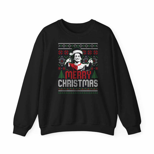 Kerst sweater regular zwart - Ayase Merry Christmas 🎄✨