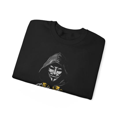 Sweater zwart regular - Vendetta - Rotterdam stand your ground