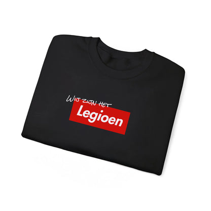 Sweater regular zwart - Wij zijn het Legioen