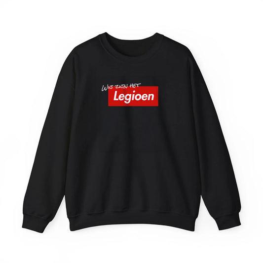 Sweater regular zwart - Wij zijn het Legioen