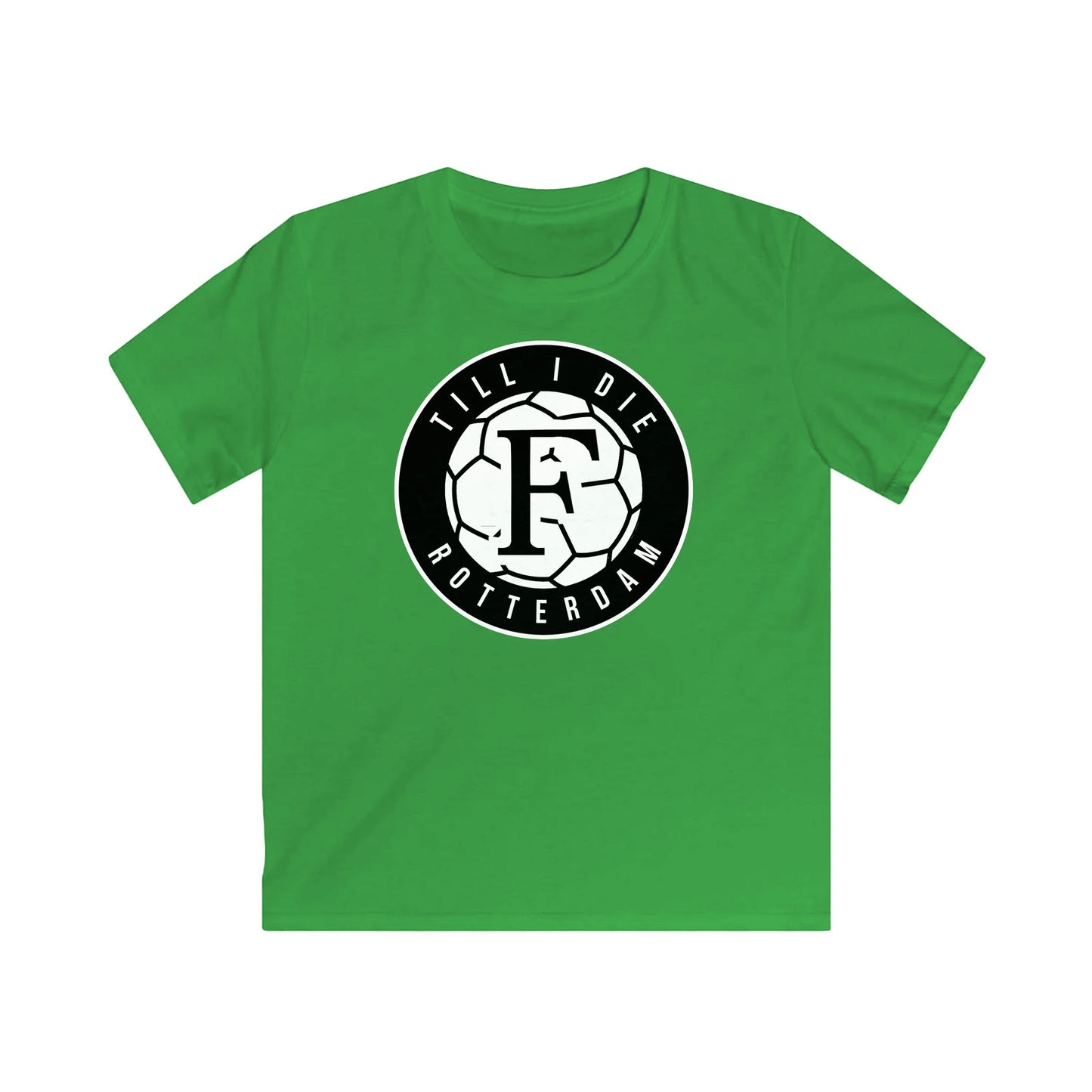 T-shirt regular zwart - kids - F Till I Die Rotterdam