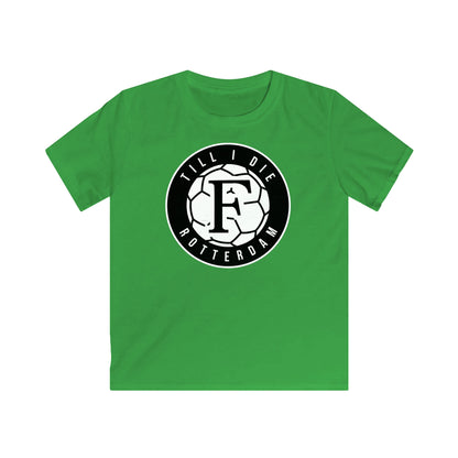 T-shirt regular zwart - kids - F Till I Die Rotterdam