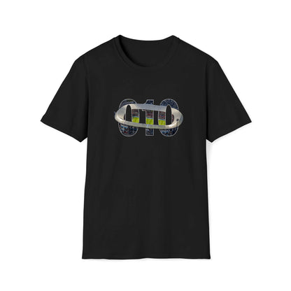 T-shirt regular zwart - 010 Stadion