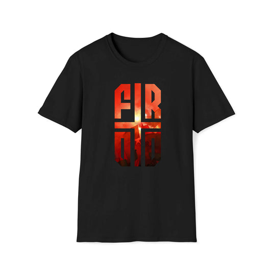 T-shirt regular zwart - FR010
