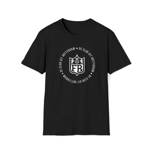 T-shirt regular zwart - FR - De club uit Rotterdam