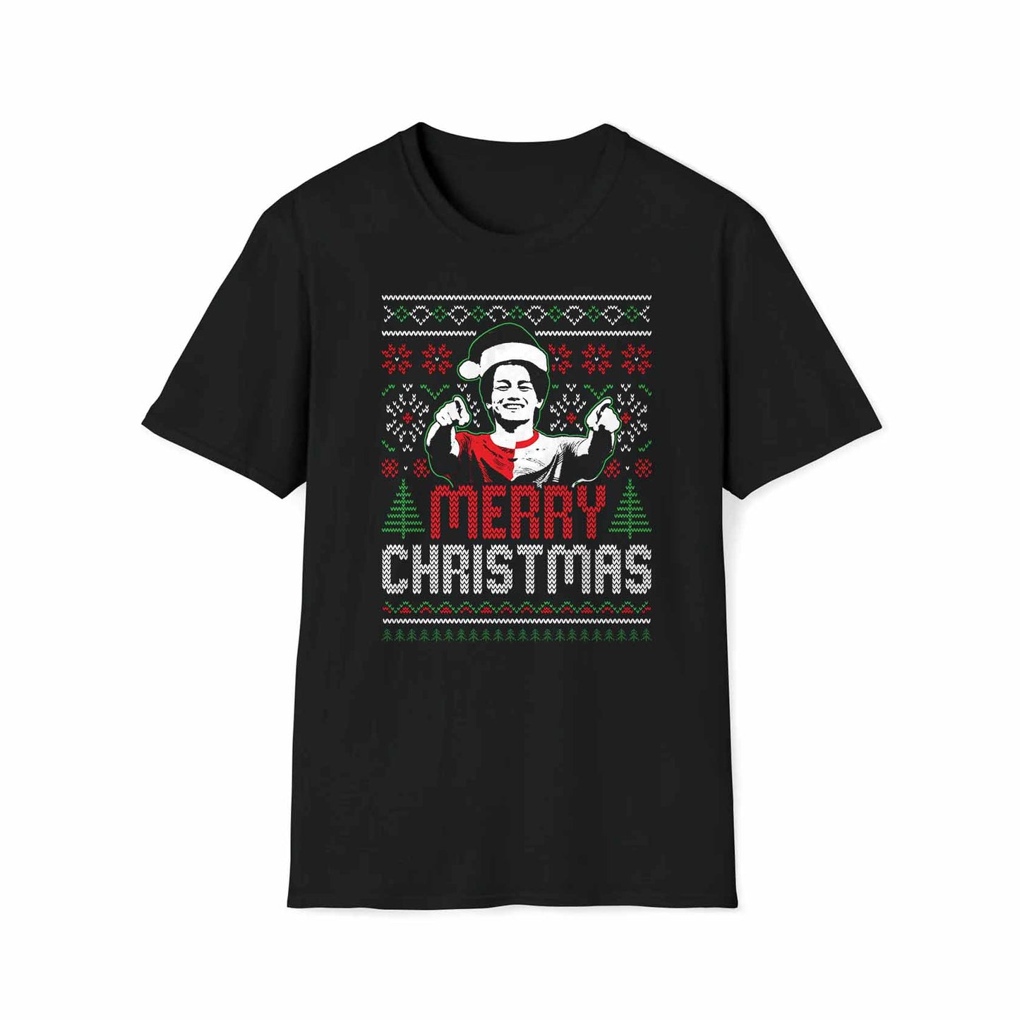 Kerst t-shirt regular zwart - Ayase Merry Christmas
