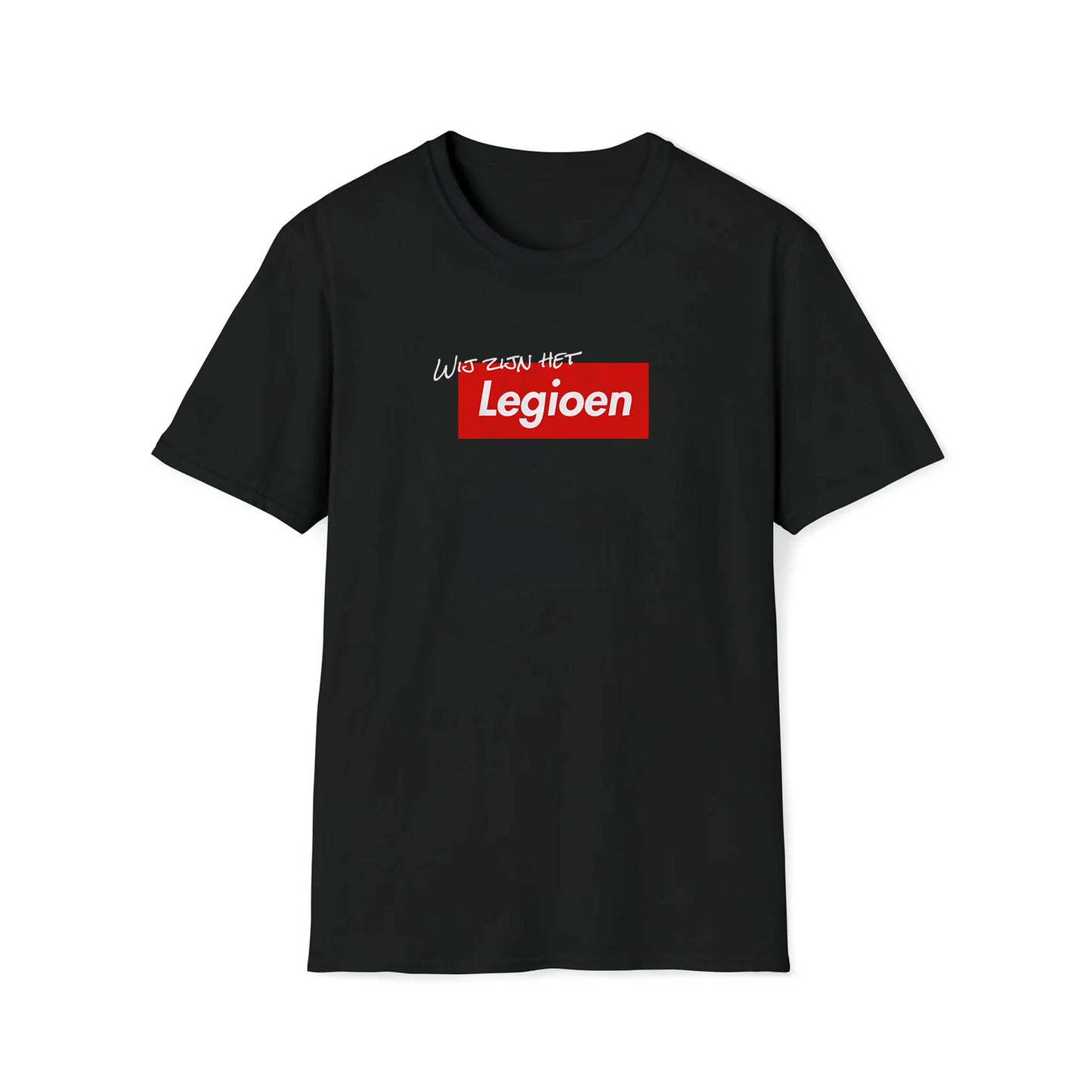 T-shirt regular zwart - Wij zijn het Legioen