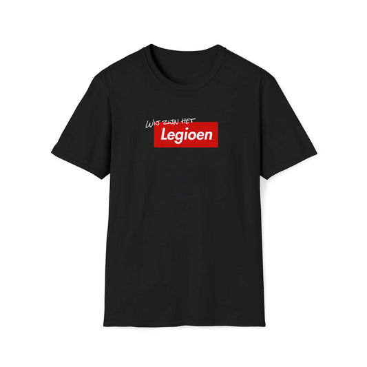 T-shirt regular zwart - Wij zijn het Legioen