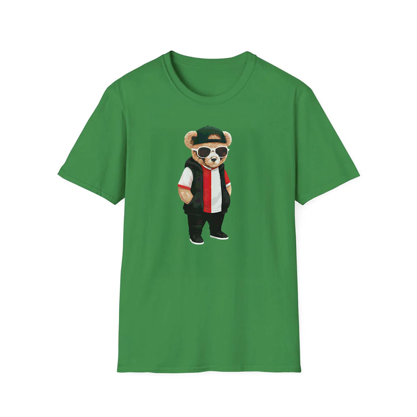 T-shirt regular - Hand in zakken beer