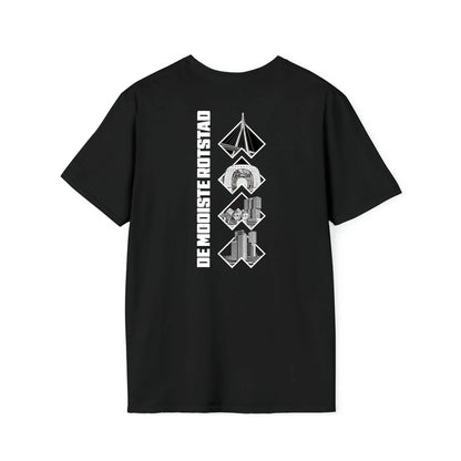 T-shirt regular zwart - De Mooiste Rotstad