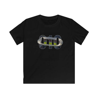 T-shirt regular zwart - kids - 010 Stadion