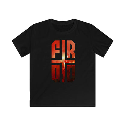 T-shirt regular zwart - kids - FR010