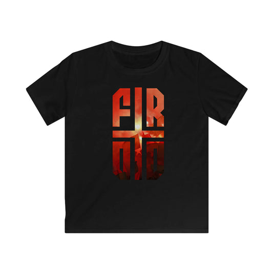 T-shirt regular zwart - kids - FR010