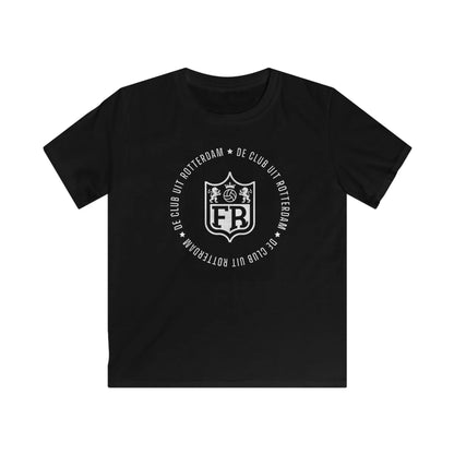 T-shirt regular zwart - kids - FR - De club uit Rotterdam