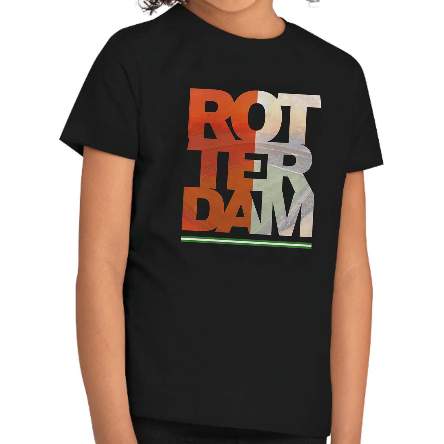 T-shirt regular zwart - kids - ROT TOR DAM