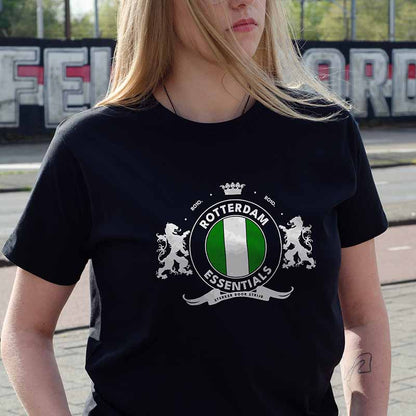 T-shirt regular - Het wapen van Rotterdam - logo voor groot
