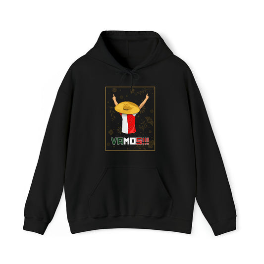 Zwarte hoodie met juichende Santiago Gimenez