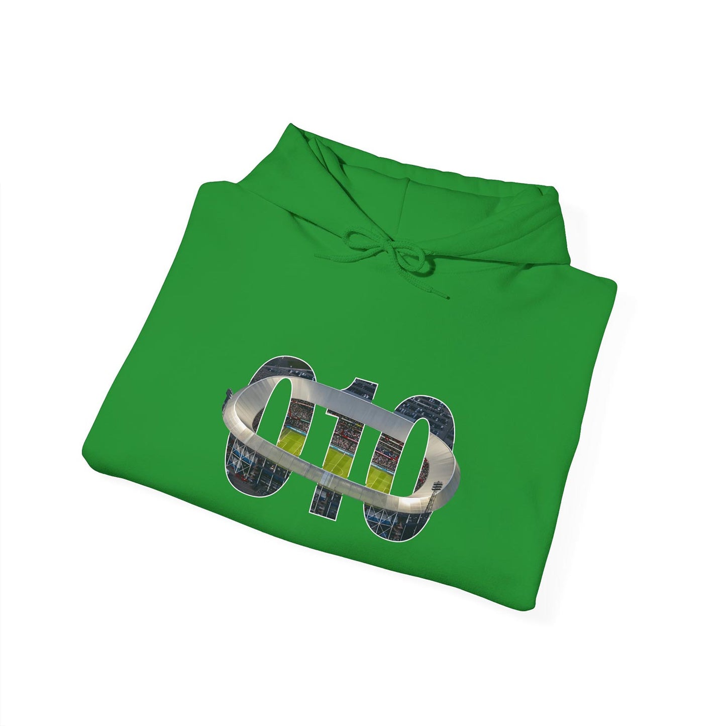 Hoodie relax zwart - 010 Stadion