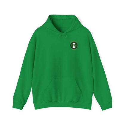 Hoodie relax - FR - Wat gaan we doen vandaag - logo links