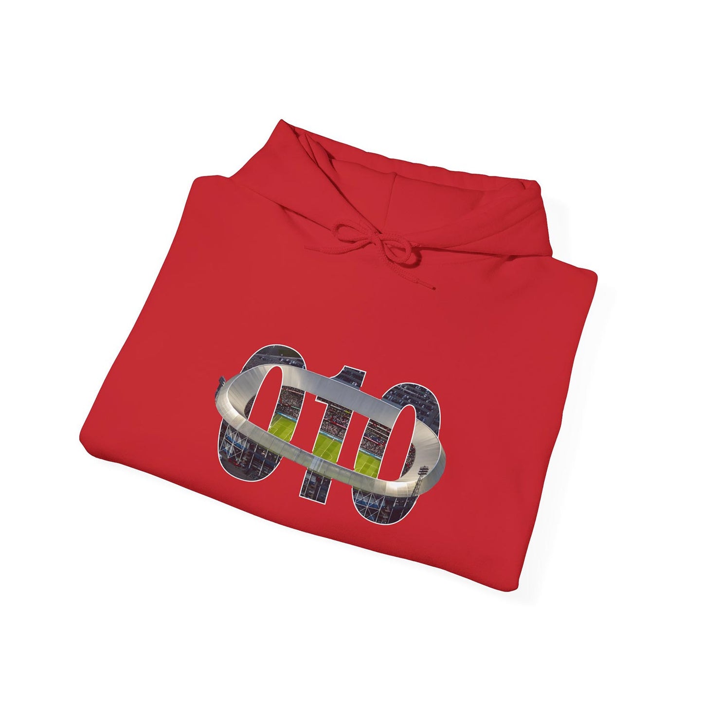Hoodie relax zwart - 010 Stadion