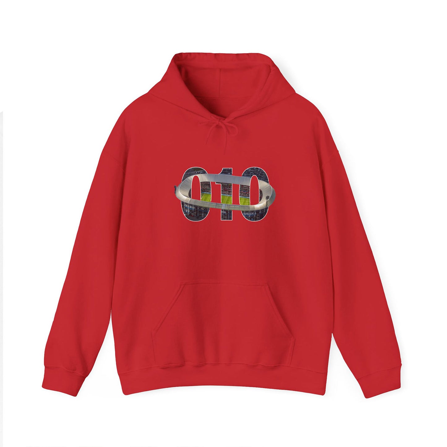 Hoodie relax zwart - 010 Stadion