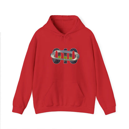 Hoodie relax zwart - 010 Stadion