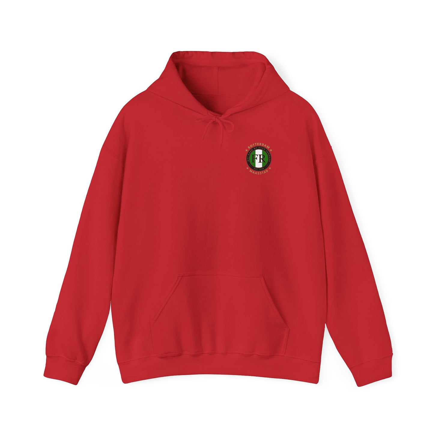 Hoodie relax - FR - Wat gaan we doen vandaag - logo links