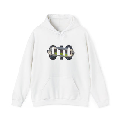 Hoodie relax zwart - 010 Stadion