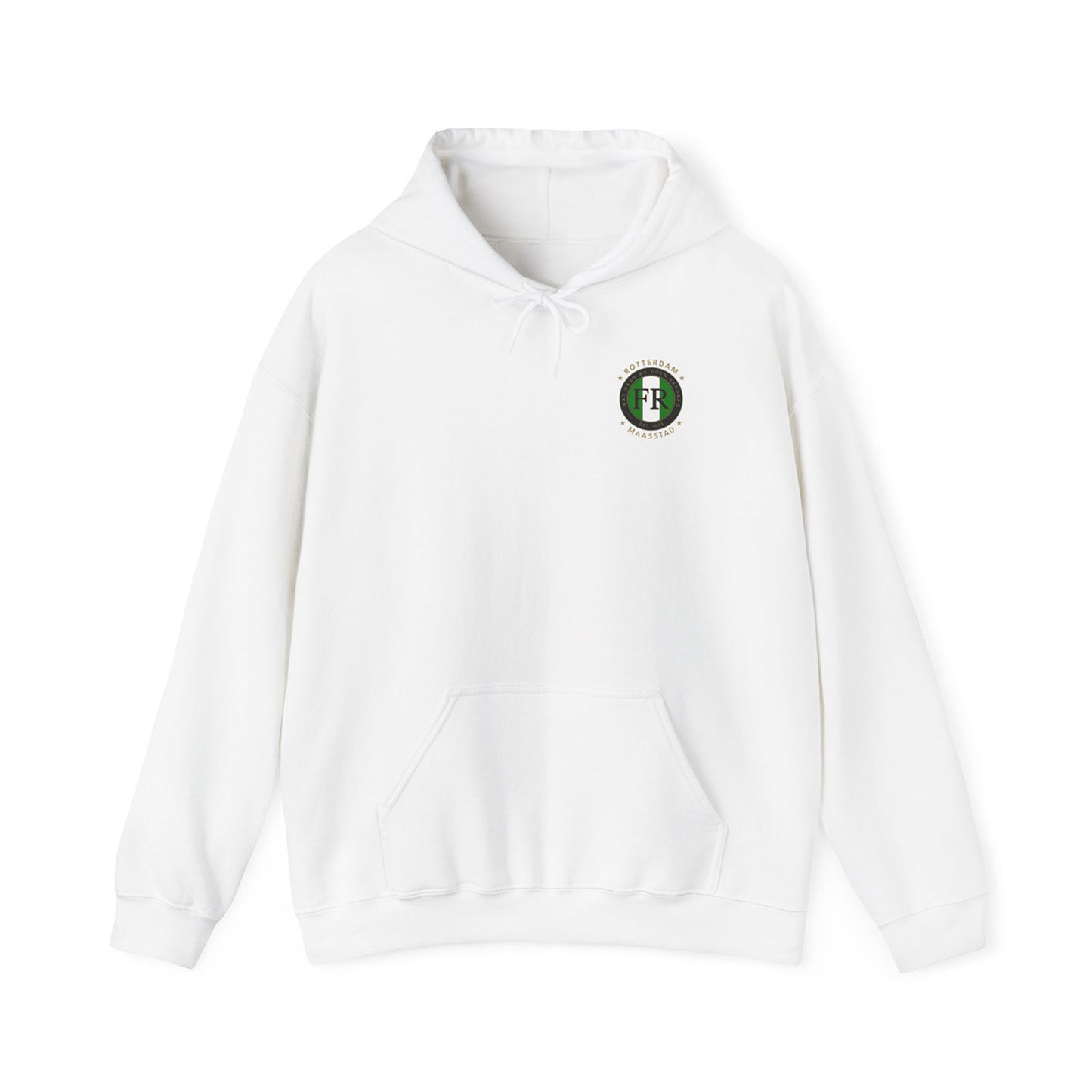 Hoodie relax - FR - Wat gaan we doen vandaag - logo links