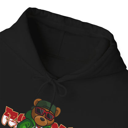 Hoodie relax zwart - FR Beer