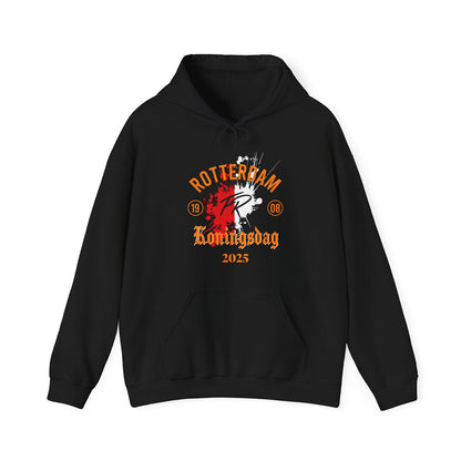 Hoodie zwart - Koningsdag 2025 - Rotterdam FR 1908