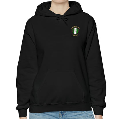 Hoodie relax - FR - Wat gaan we doen vandaag - logo links
