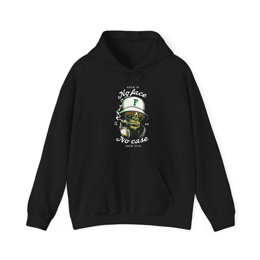 Hoodie relax - Adem in adem Zuid - No face No case - logo voor groot