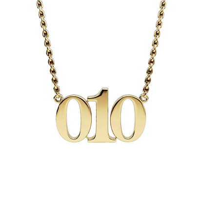 010 Ketting - dames model - 48cm - 14k goud gelaagd
