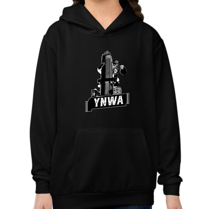 Hoodie regular zwart - kids - YNWA
