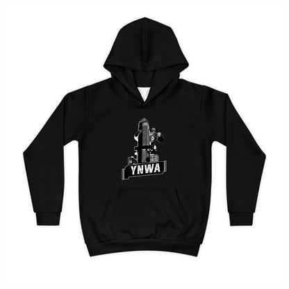 Hoodie regular zwart - kids - YNWA