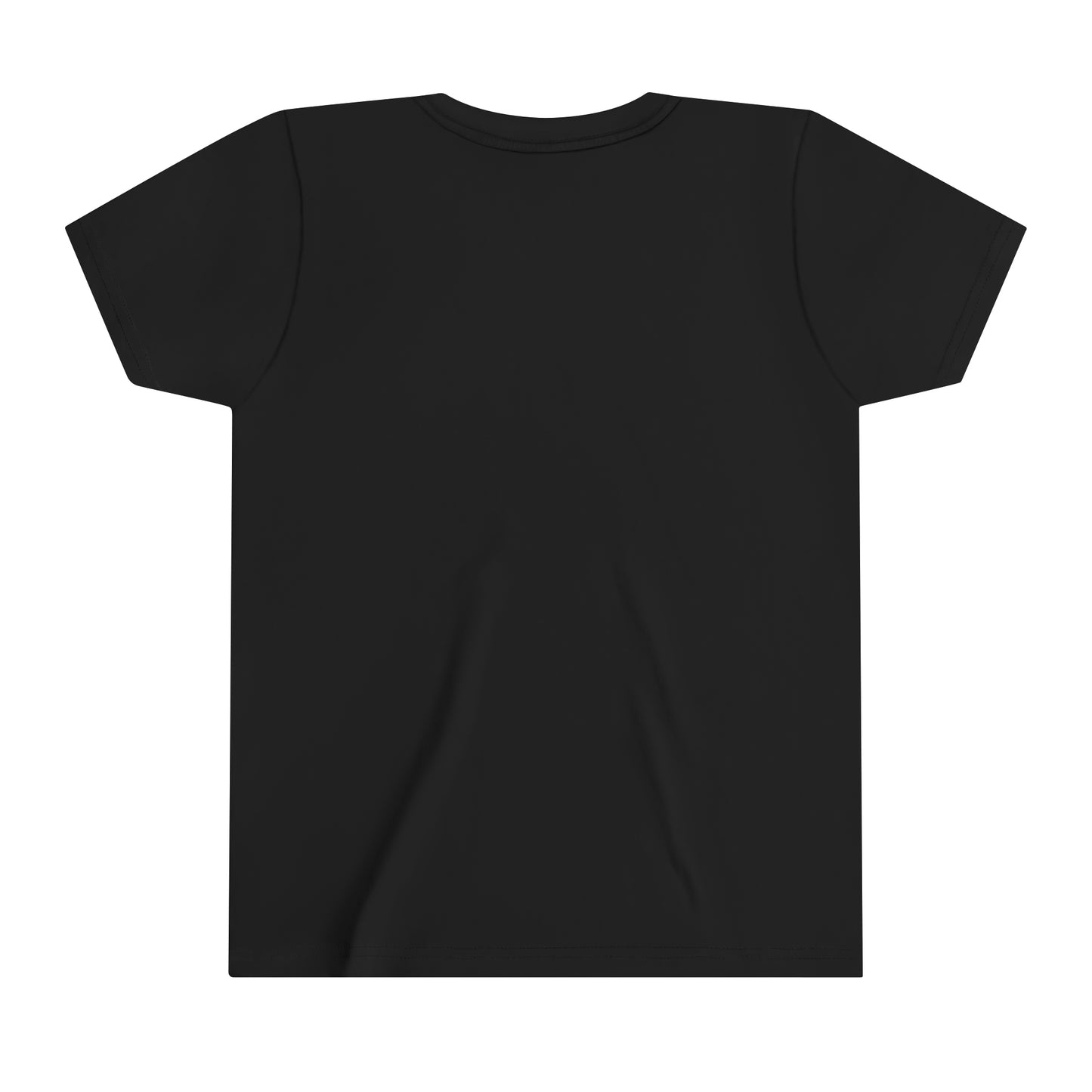 T-shirt regular zwart - kids - Overal waar jij gaat - logo voor en achter