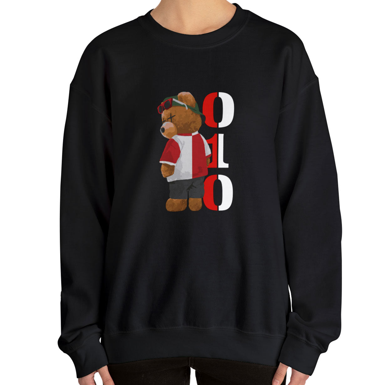 Sweater loose regular - FR - 010 beer - logo voor groot