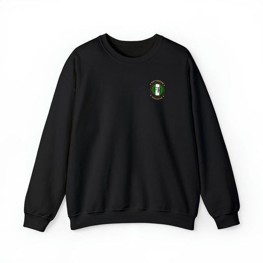 Sweater loose regular zwart - FR- Wat gaan we doen vandaag - logo links