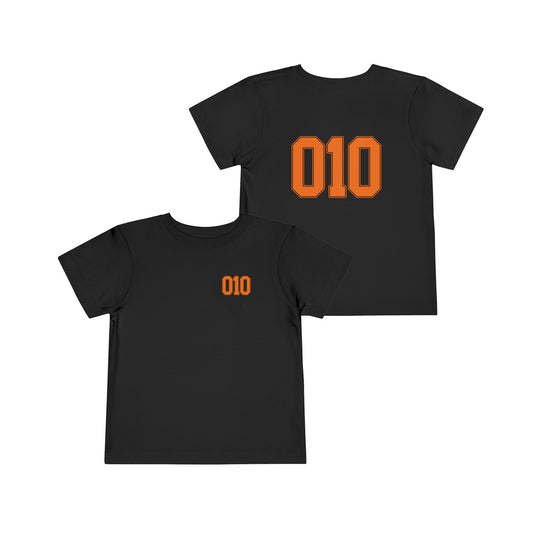 T-shirt regular zwart - kids - 010 Oranje - WK 2026