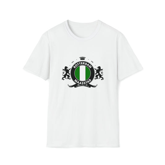 Wit t-shirt met Wapen van Rotterdam