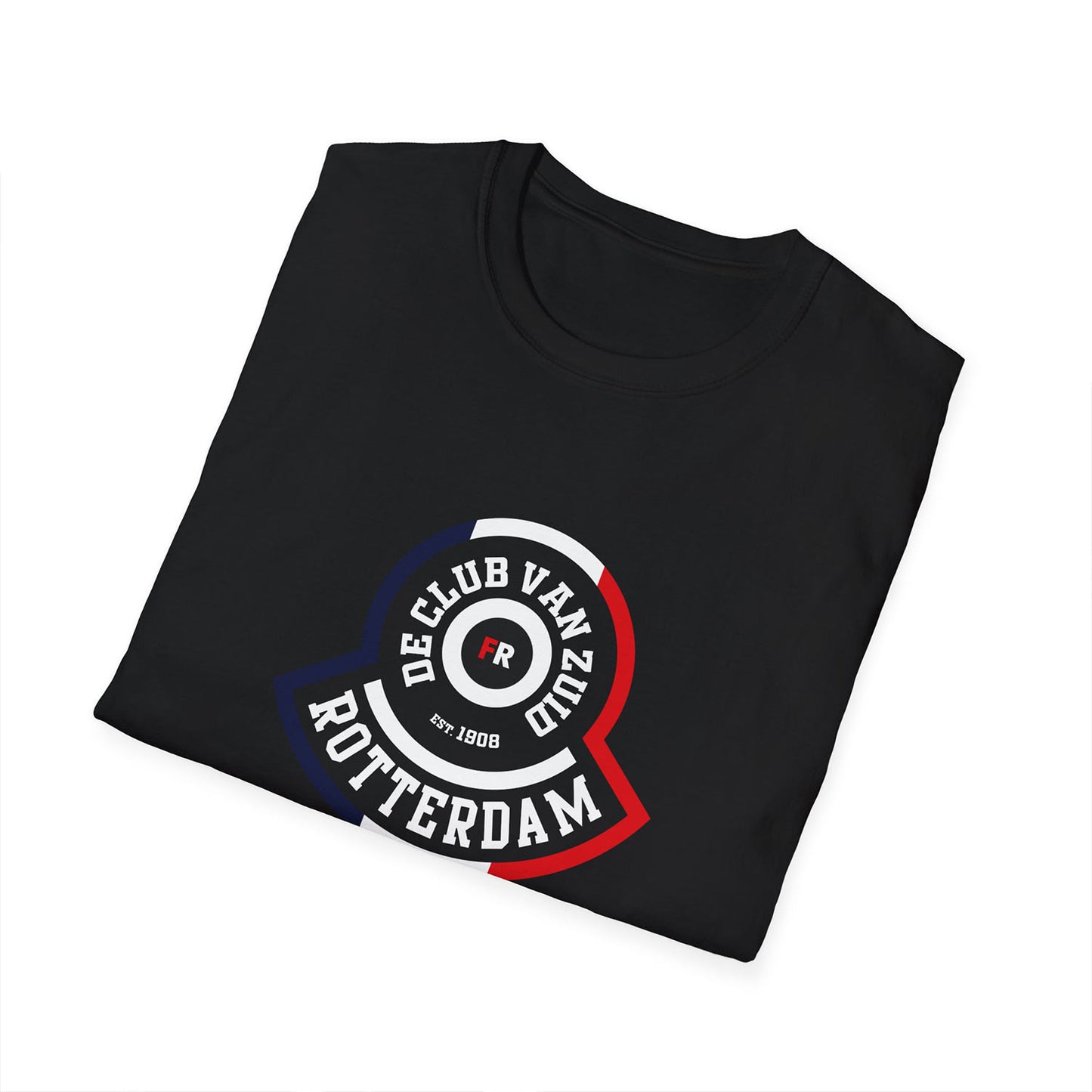 T-shirt regular zwart - FR - De club van Zuid - Rotterdam